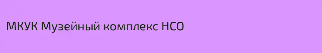 МКУК Музейный комплекс НСО